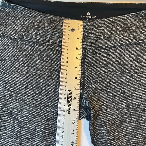 Tuff Athletics Women Leggings size XL Full length Mid Rise Stretchy Gray - Picture 6 of 11